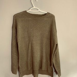 Comfy pullover in olive green from New Look, size L